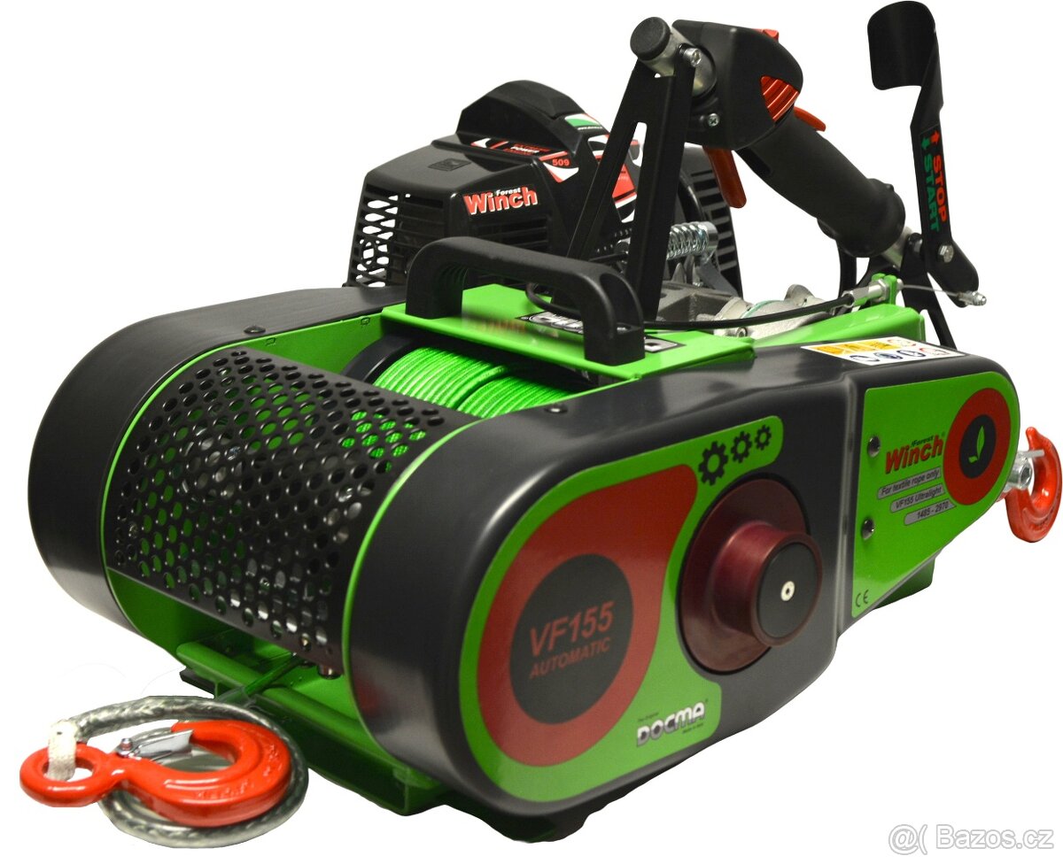 Ruční motorový lesnický naviják DOCMA, VF155 AUTOMATIC ULTRA