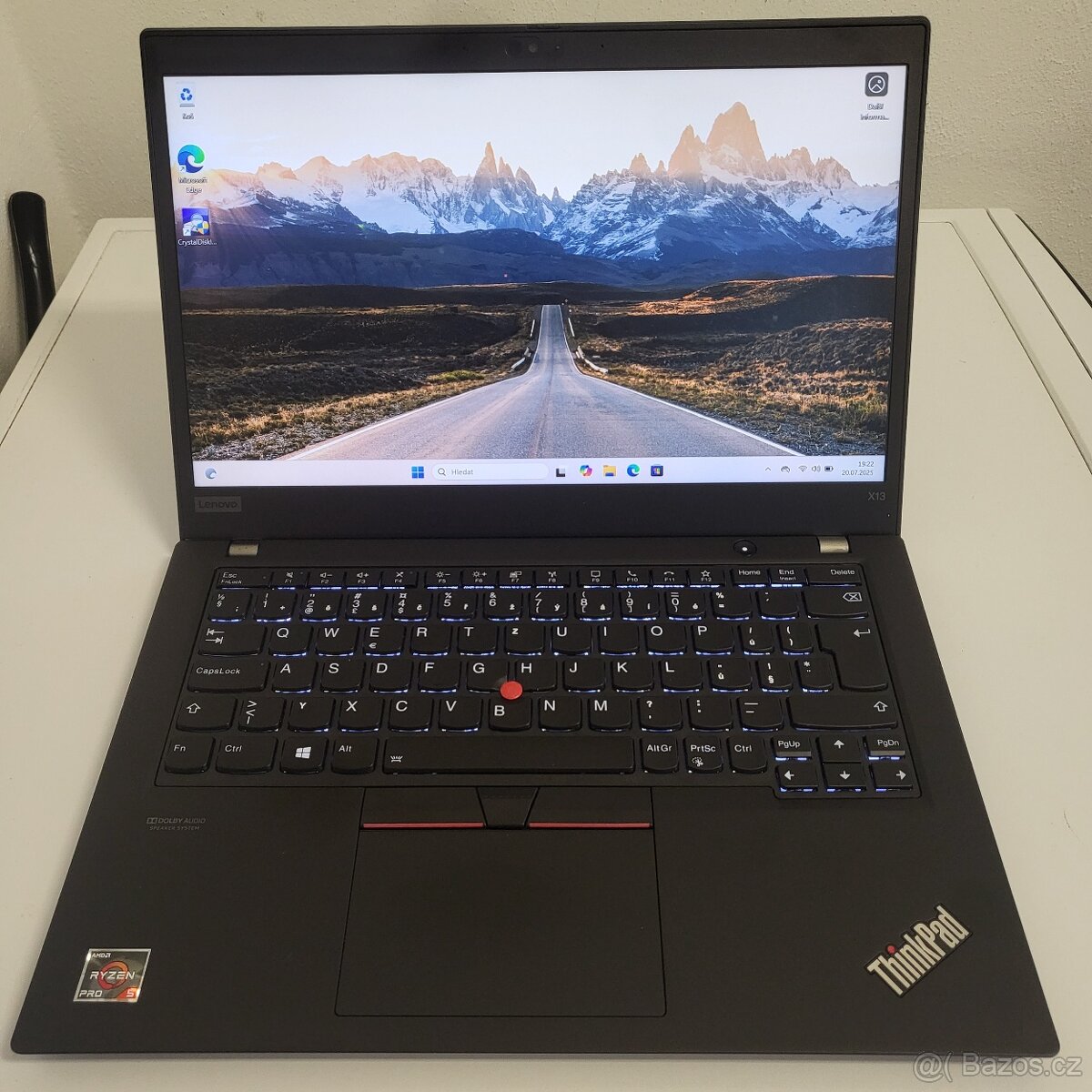 Lenovo Thinkpad X13 /AMD Ryzen- 6jádro/16GB-DDR4/