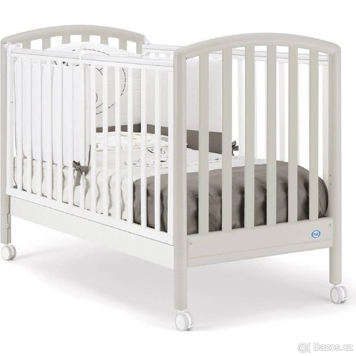 Dětská dřevěná postýlka Pali City - 109 x 57 cm