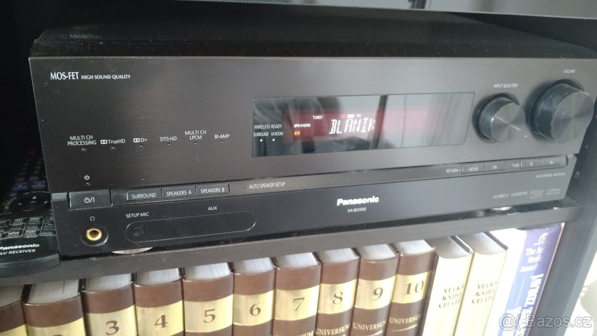 Receiver-domácí kino zvuk 7.1 Panasonic SA-BX500 s dálkovým