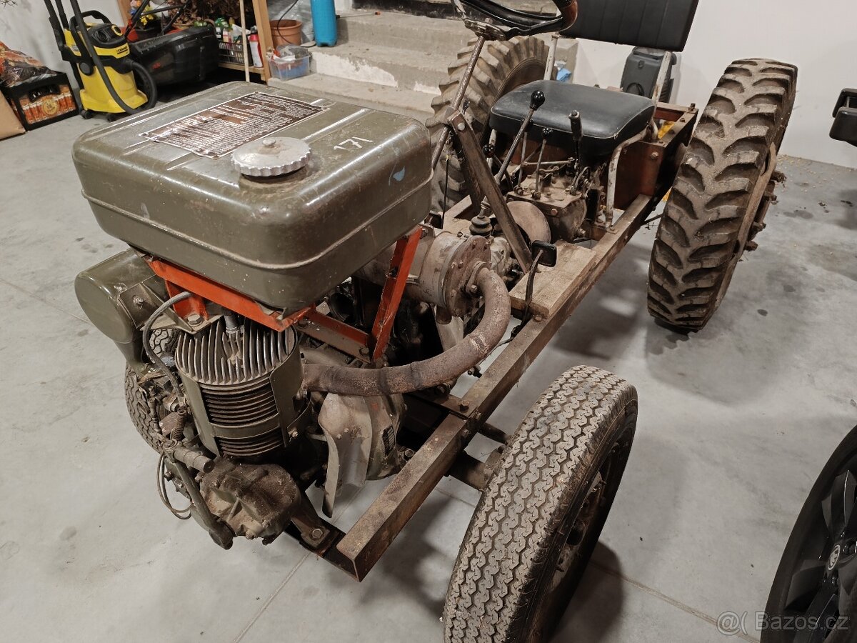 Traktor domácí výroby