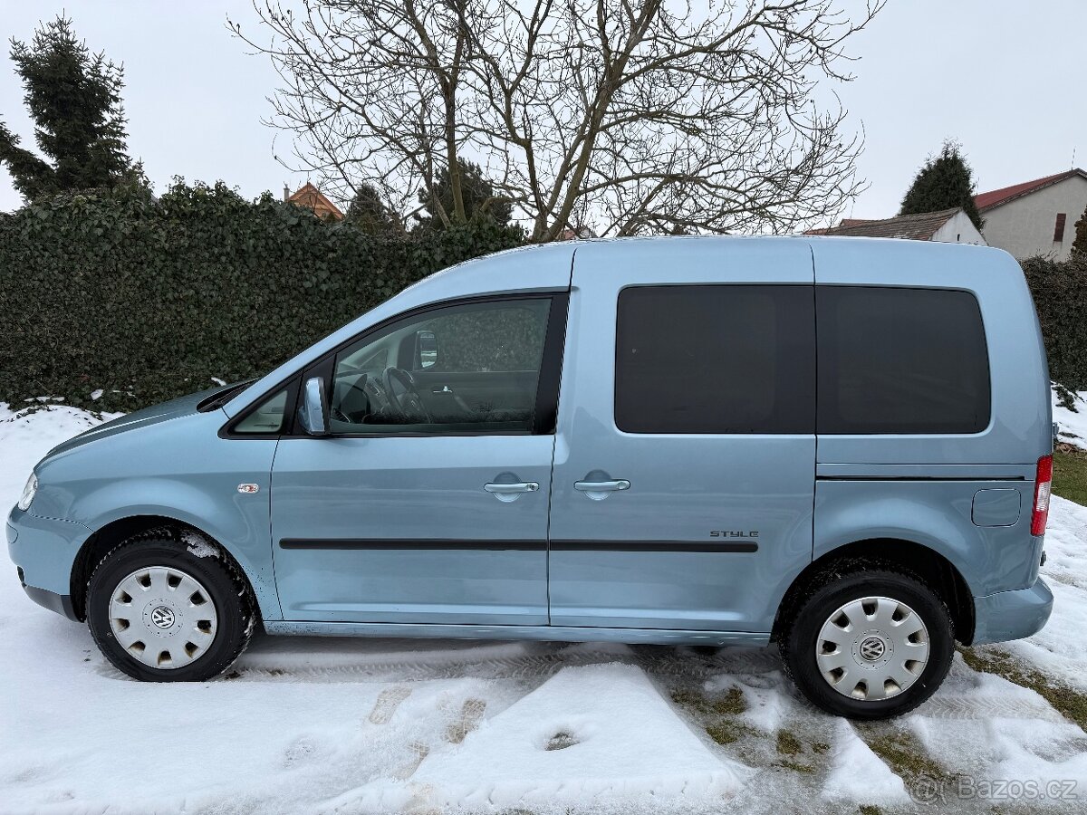 Vw Caddy 1.9tdi,77kw,vyhř.sed, 7Míst Style