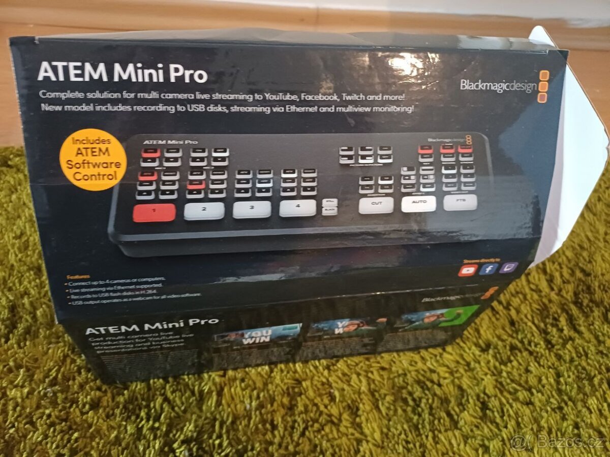 Blackmagic ATEM Mini Pro | Multicam switcher | TOP stav