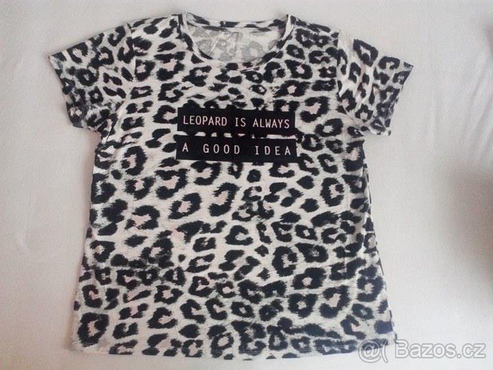 Dámské tričko Leopard - vel. XL