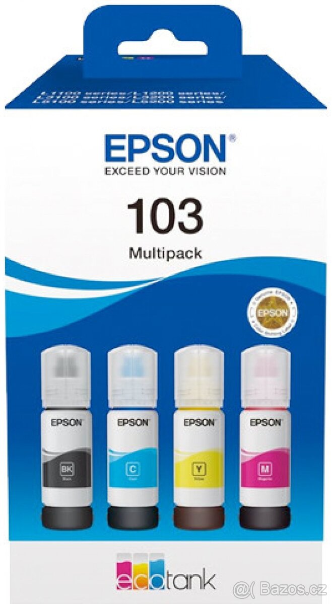 Náplně Epson 103 do tiskárny L1250, L3110, L3111, L3250