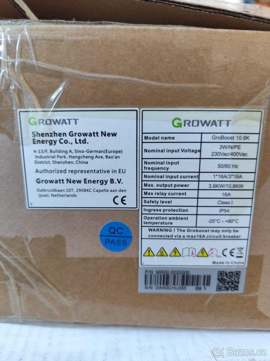 Prodej zařízení značky Growatt