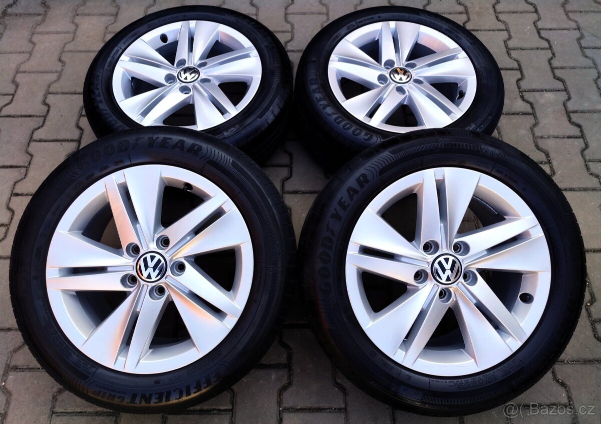 Alu kola originál Volkswagen Golf, Touran, Caddy 5x112 R16