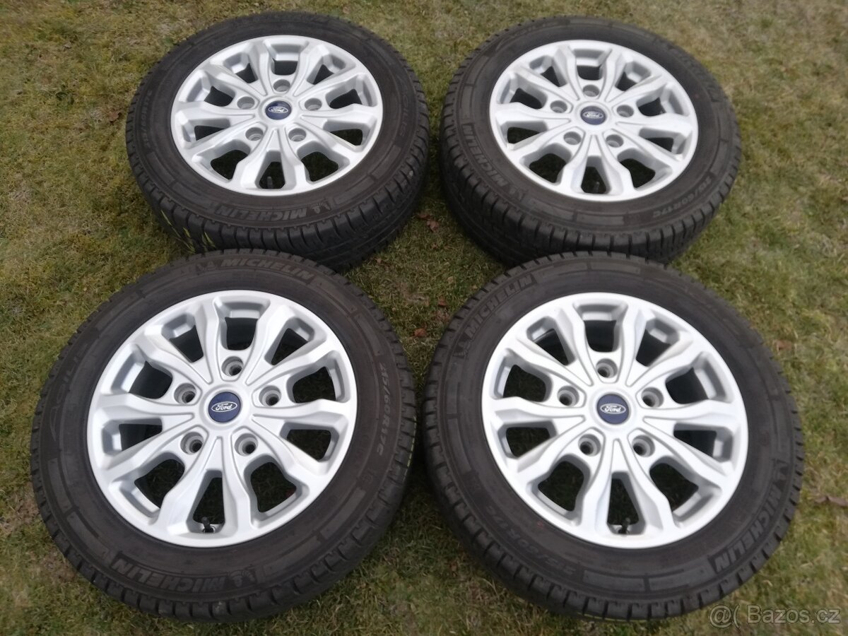 Alu Ford Custom letní 215/60/17 C Michelin 8mm,dot2023