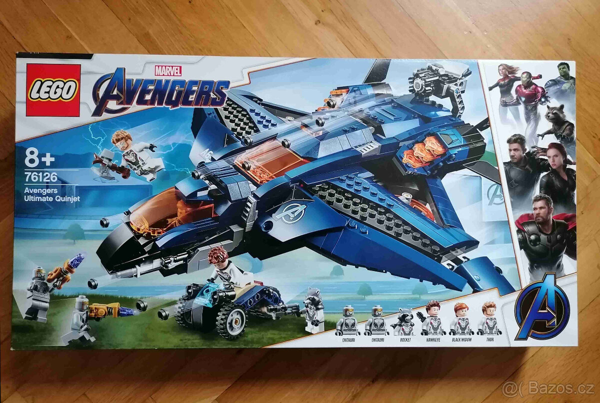 LEGO Super Heroes 76126 Parádní tryskáč Avengerů