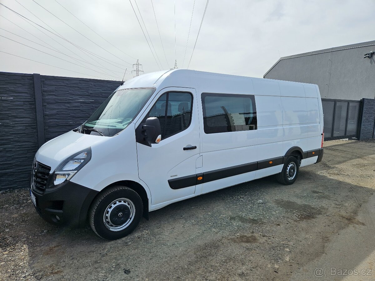OPEL Movano 2,3 CDTI L4H2, 6míst,2020,digi.klima,Tažné,DPH -