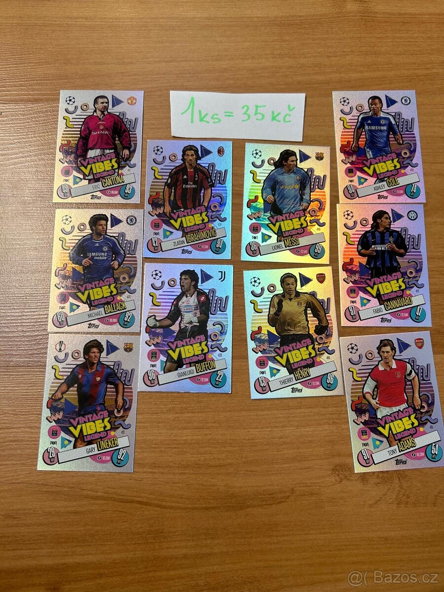 Fotbalové karty Match Attax