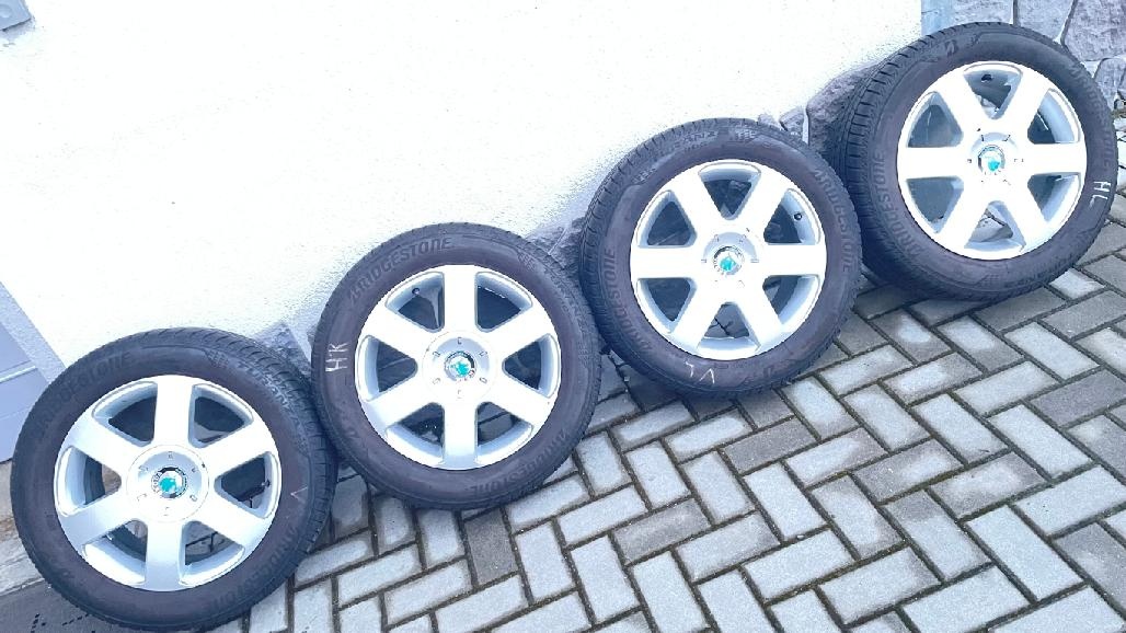 ALU KOLA ORIG.SKODA VEGA 6,5x16 ET50 5x112 57,1 BRIDG.205x55