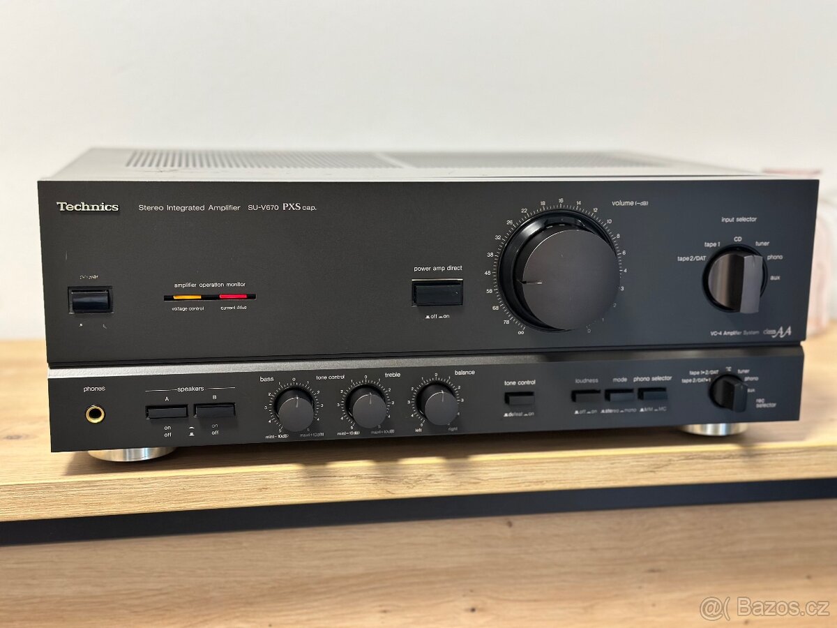 TECHNICS SU-V670 PXScap. VÝBORNÝ STEREO ZESILOVAČ
