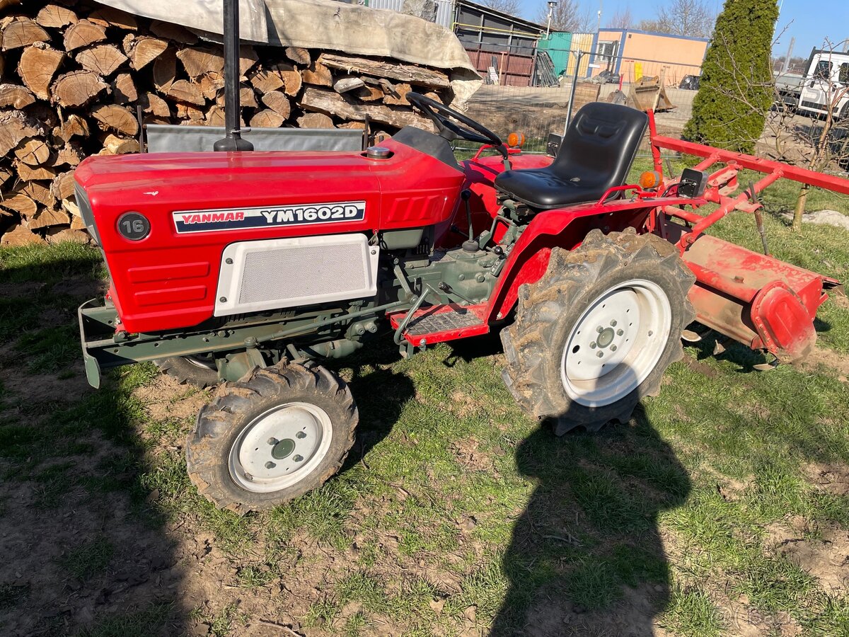 Malotraktor a rotovator Yanmar YM 1602 D