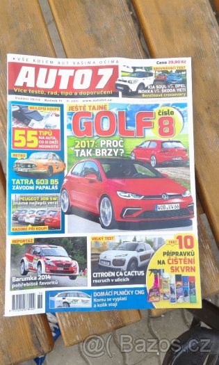 Auto 7, 20 ročníků prodám,výhodně, rarita