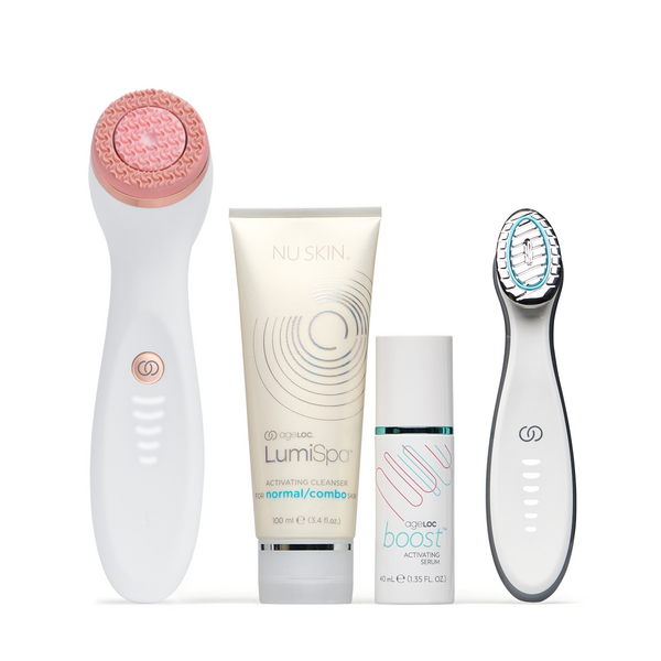 MEGA AKCE NuSkin sada ageLOC Lumispa iO Rose Gold+Boost-45%