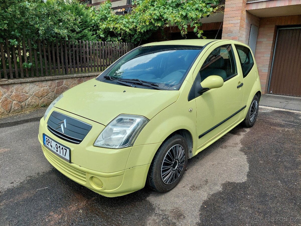 Citroen C2 1.1 r. 2005 naj. 238 tis.km STK 10/25 bez koroze
