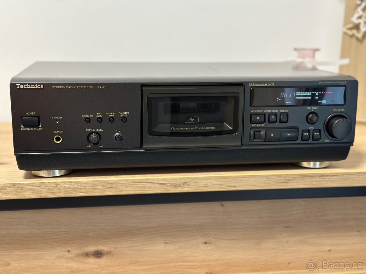 TECHNICS RS-AZ6 VÝBORNÝ 3 HEAD STEREO TAPE DECK 