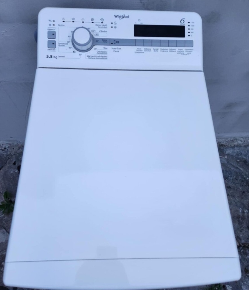 Pračka Whirlpool A+++ horní náplň