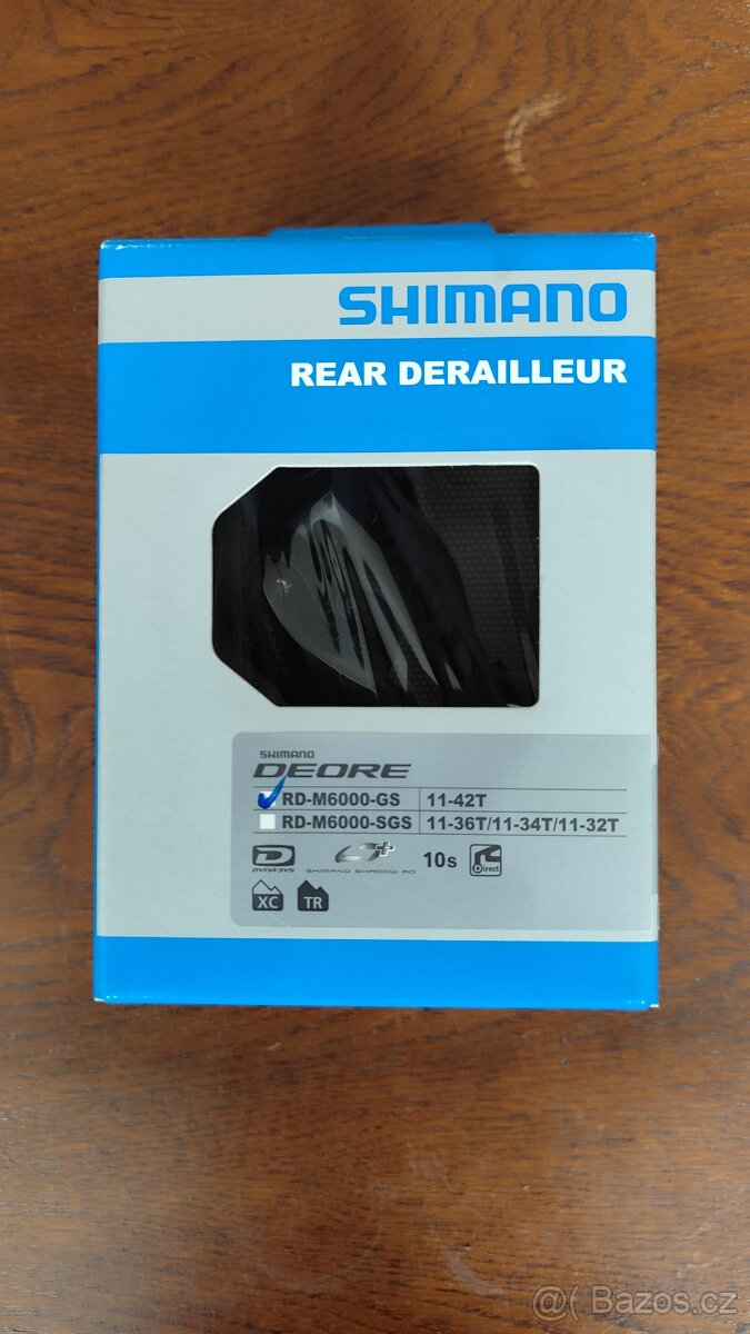 Přehazovačka na kolo Shimano RD-M6000GS