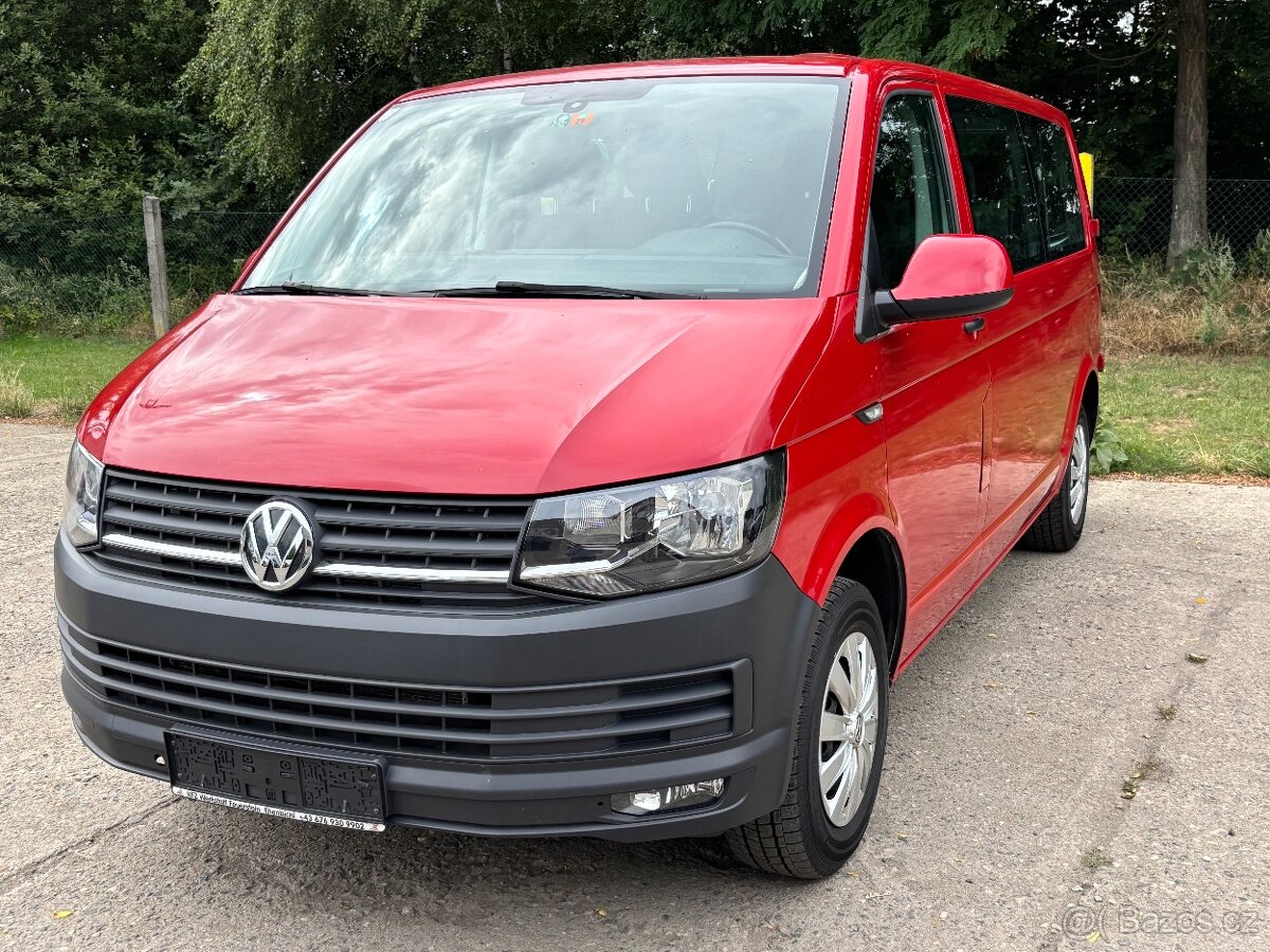VW T6 Transporter 4x4 / 4motion Dlouhý 9 míst 1.majitel Dph