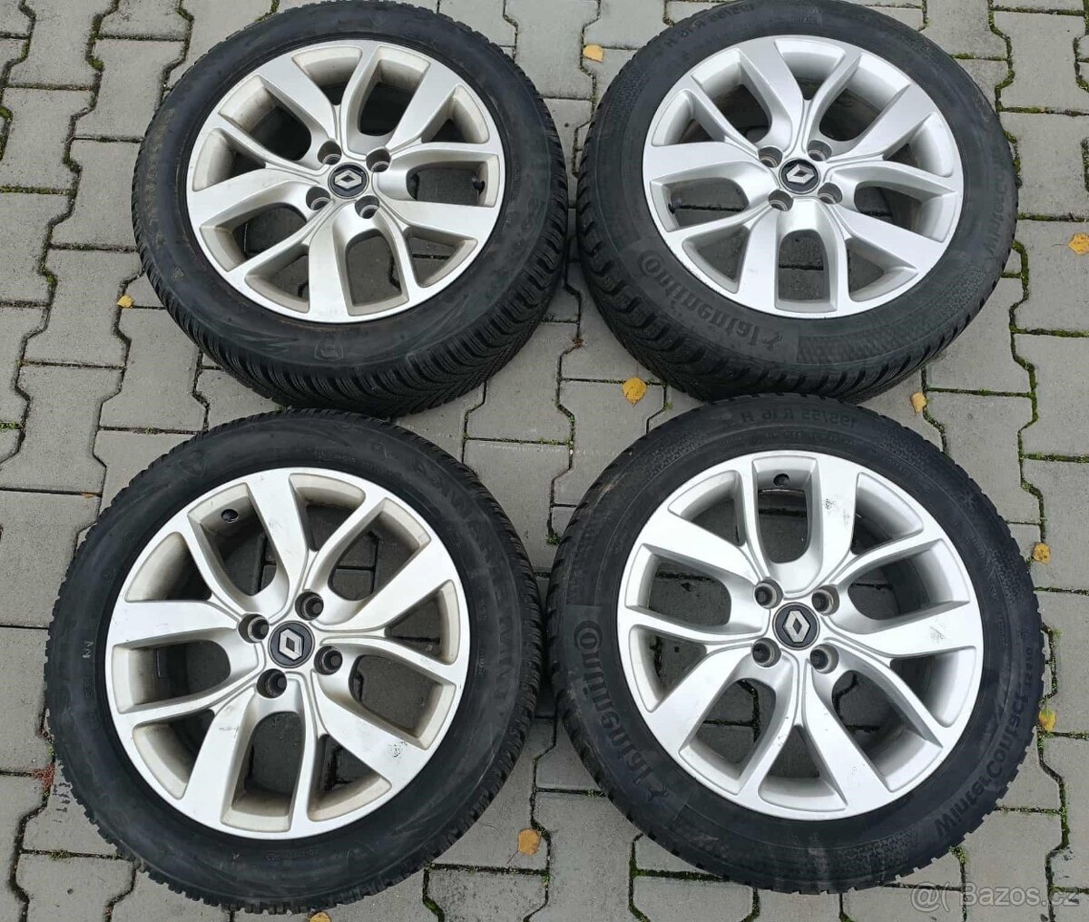 Al 16" kola Renault + zimní pneu 195/55 R16