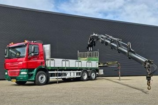 DAF CF 85.410 - 6x2 – Valník + HR-HIAB 35 t/m – EURO 5