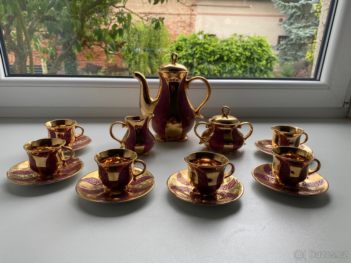 Starožitný kávový servis