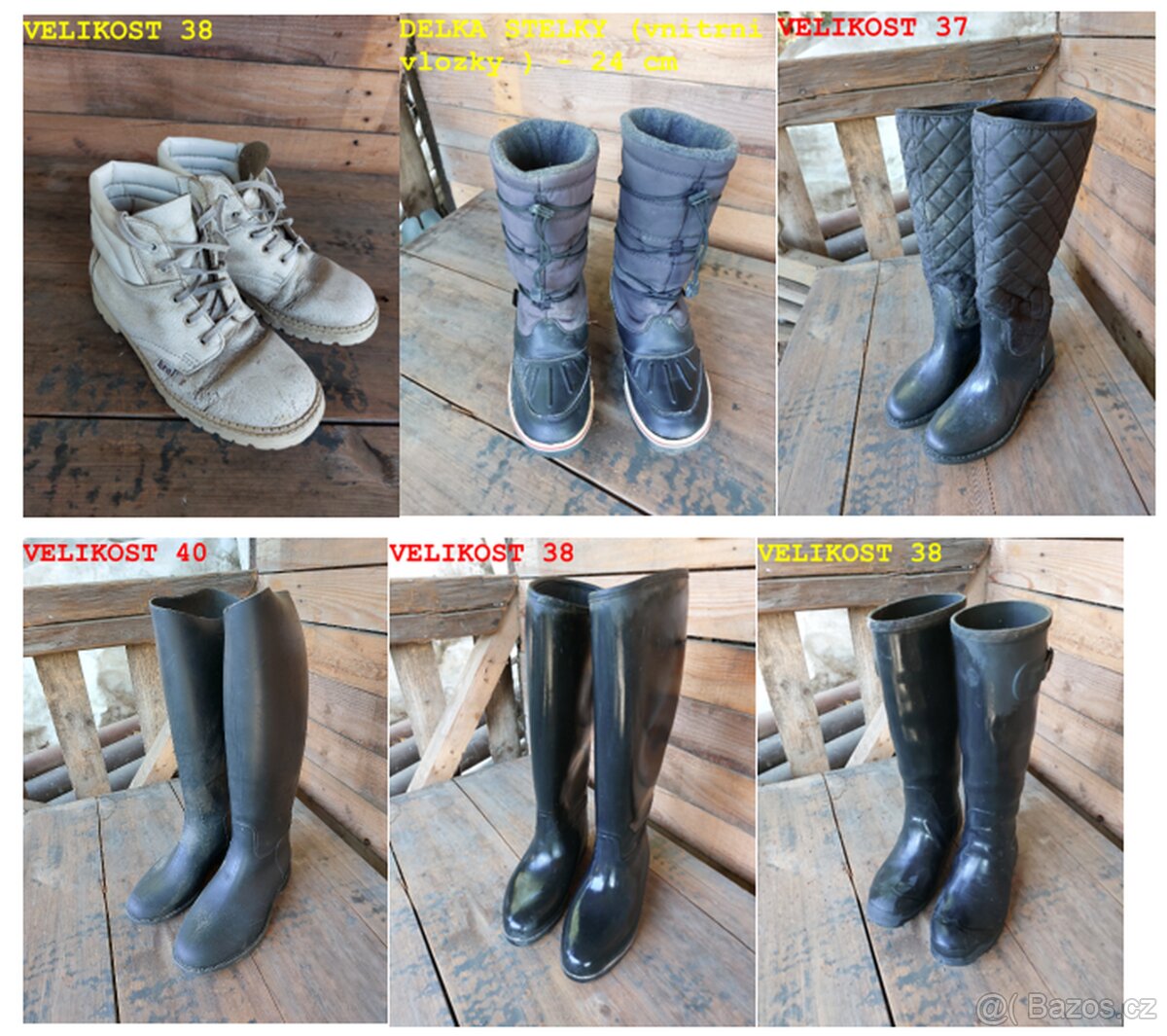 Damske, divci zimni boty Loap a gumaky ke konim - levne