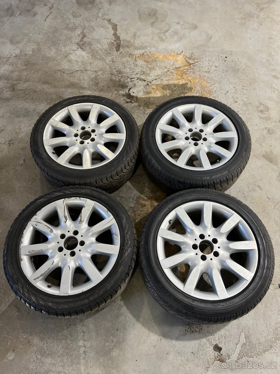 Alu Kola Mercedes-benz r18 5x112 Pneu 255/45/18