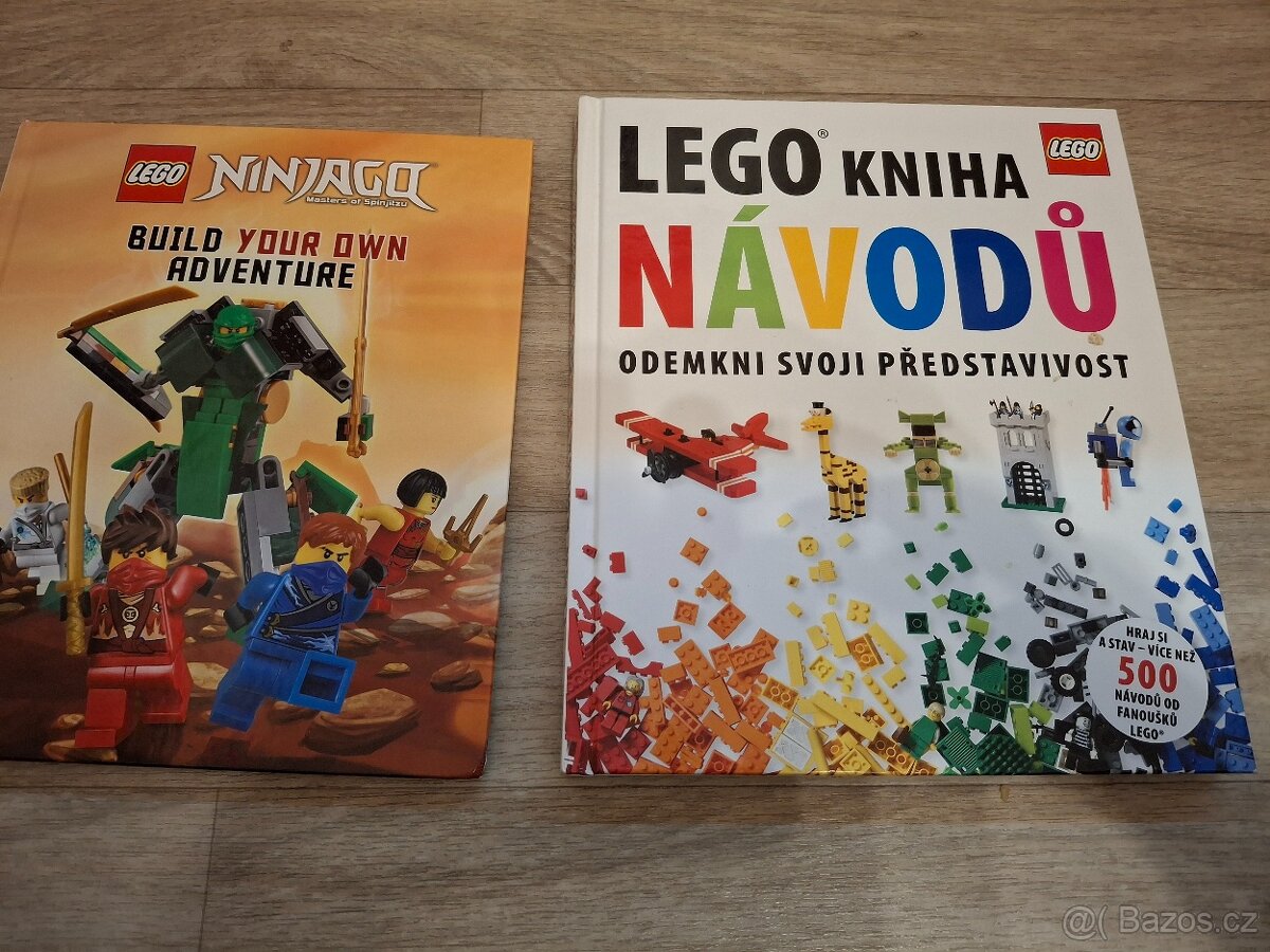 Lego kniha návodů (CZ) a Ninjago lego kniha nové