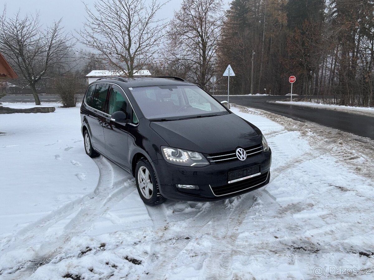 Volkswagen Sharan 2.0 TDI 103 kW - 2014 -Xenony - Tažné-Navi