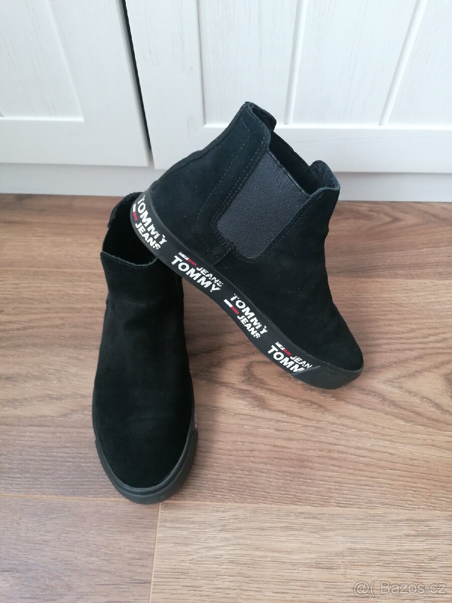 Kožená dámská obuv Tommy Hilfiger