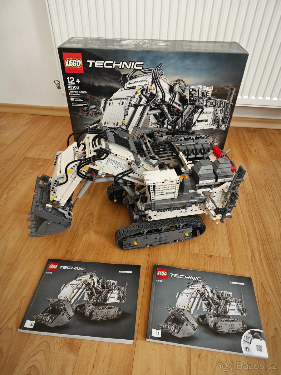 Lego technic 42100 bagr Liebherr