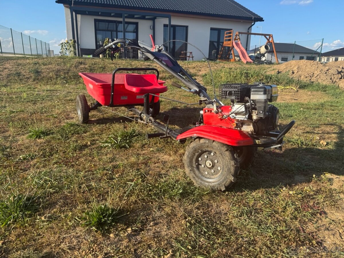 Kultivátor/malotraktor HECHT 7970 + vozík a příslušenství