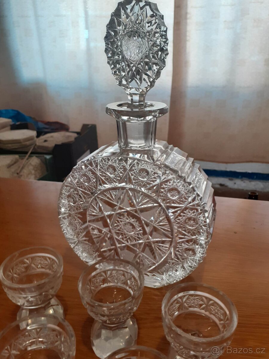 Karafa set křišťál