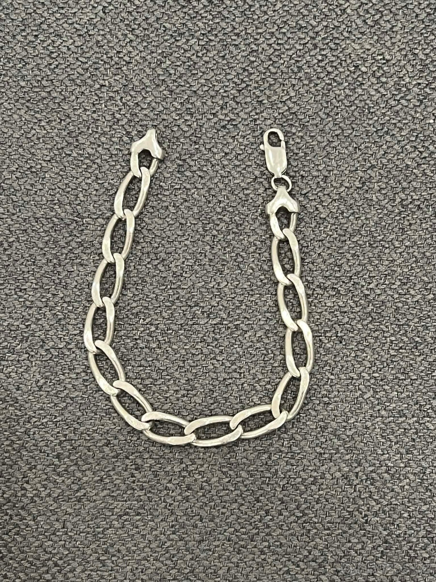 stříbrný náramek ( 24,90 gramu )