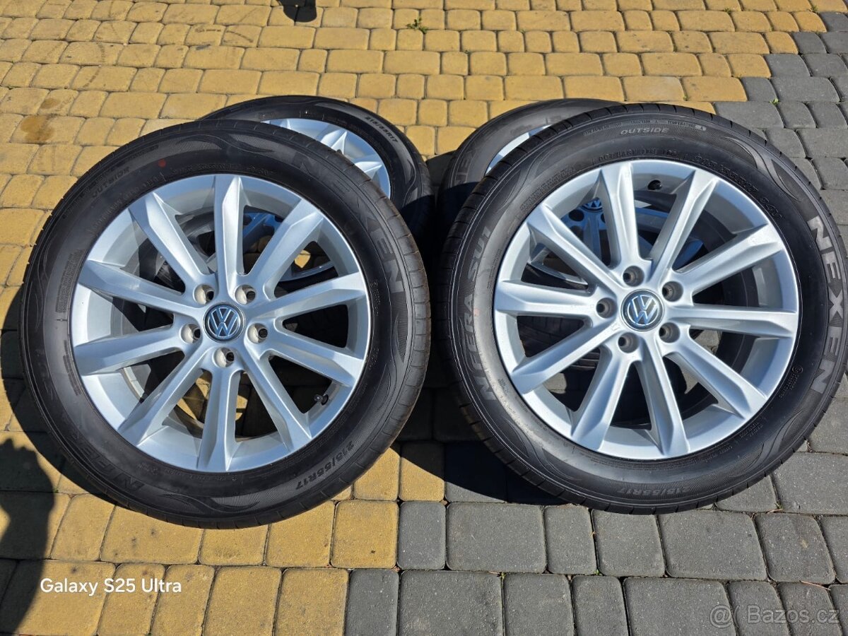 Alu kola letní sada 5x112 17" 6.5J ET41 Passat B8