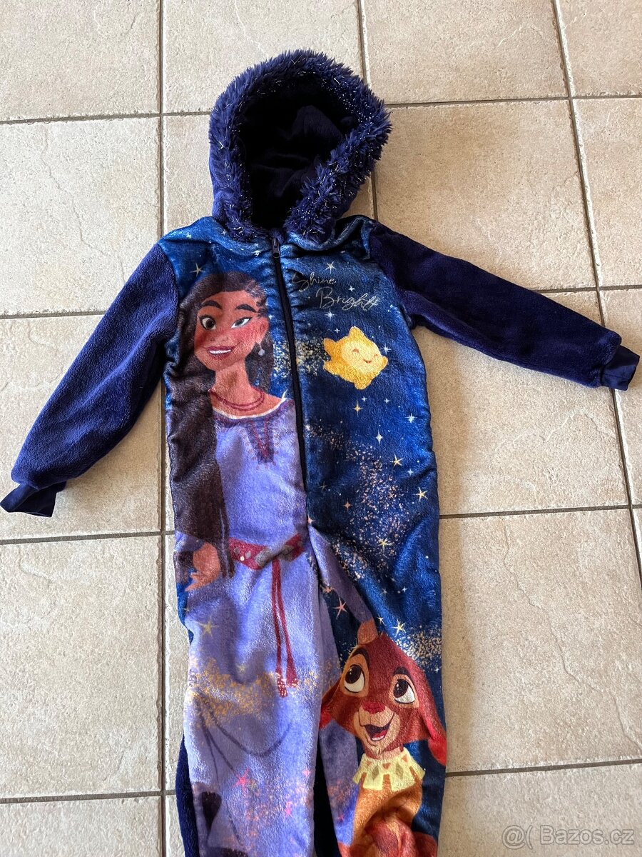 Dívčí overal zn. Disney s motivem z filmu Přání