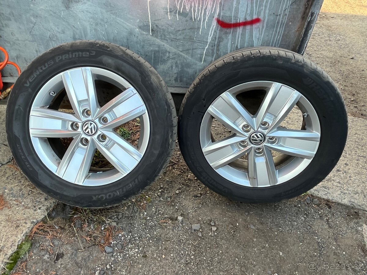 ALU VW T6 Devonport R17 letní + TPMS senzory