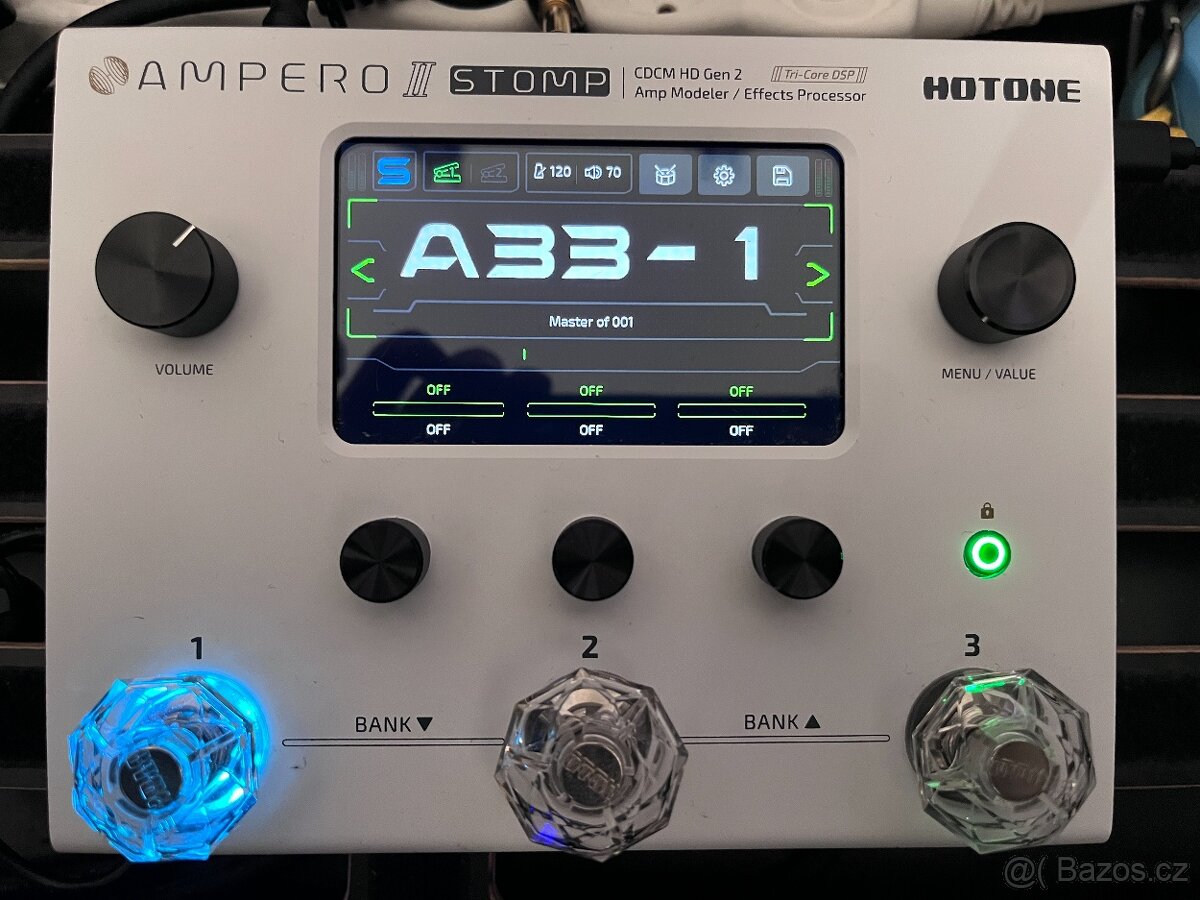 Hotone Ampero 2 Stomp – multiefekt / amp modeler