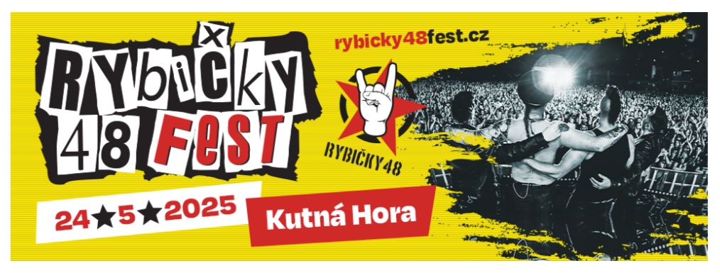 2x vstupenka Rybičky 48 fest sobota 24.5.2025 VYPRODÁNO