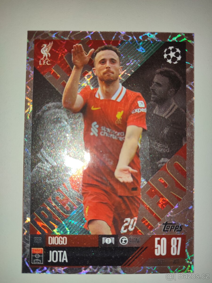 FOTBALOVÉ KARTIČKY TOPPS MATCH ATTAX EXTRA 2024/25 HAT - TRI