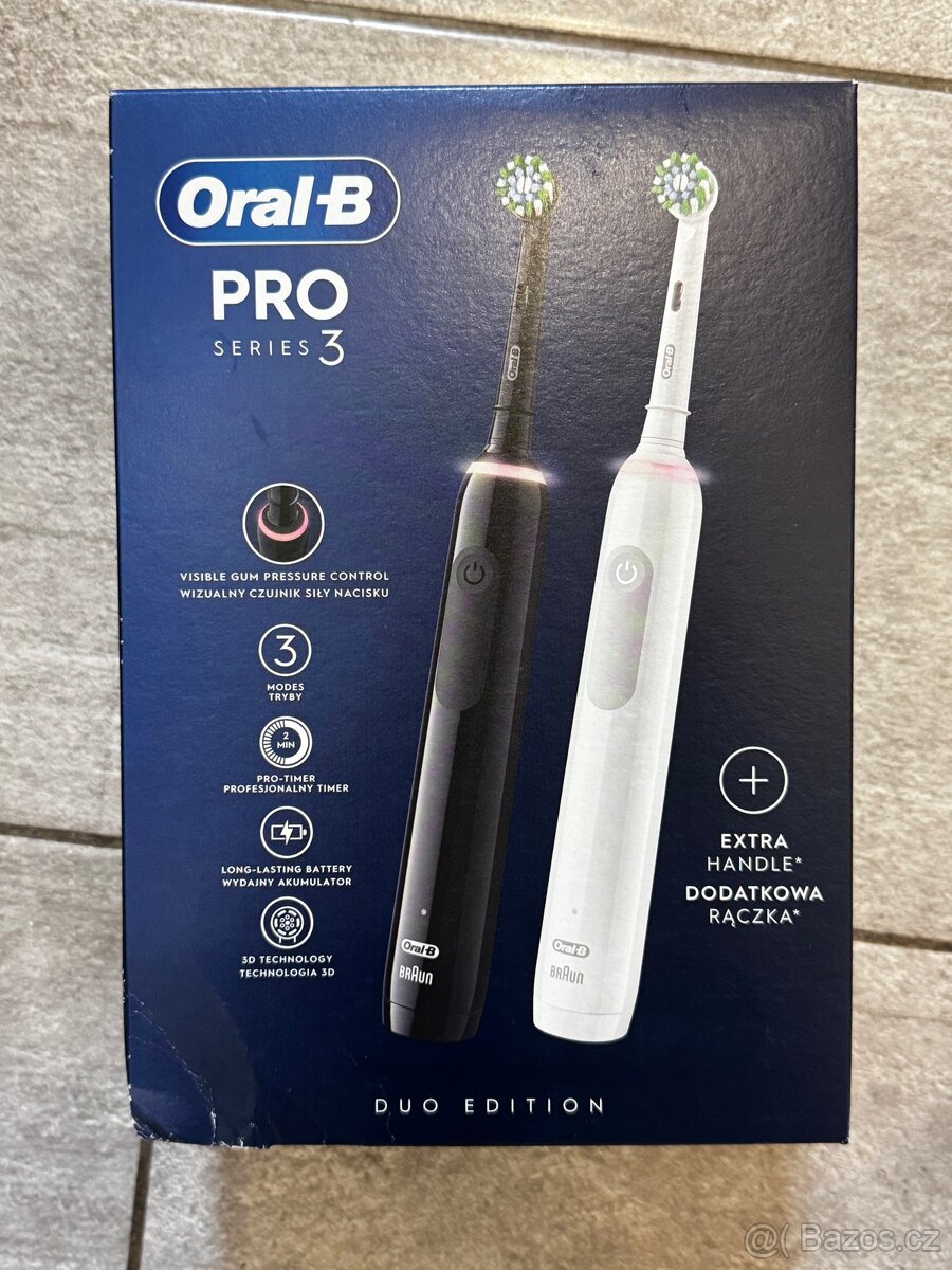 Elektrický zubní kartáček Oral-B Pro3