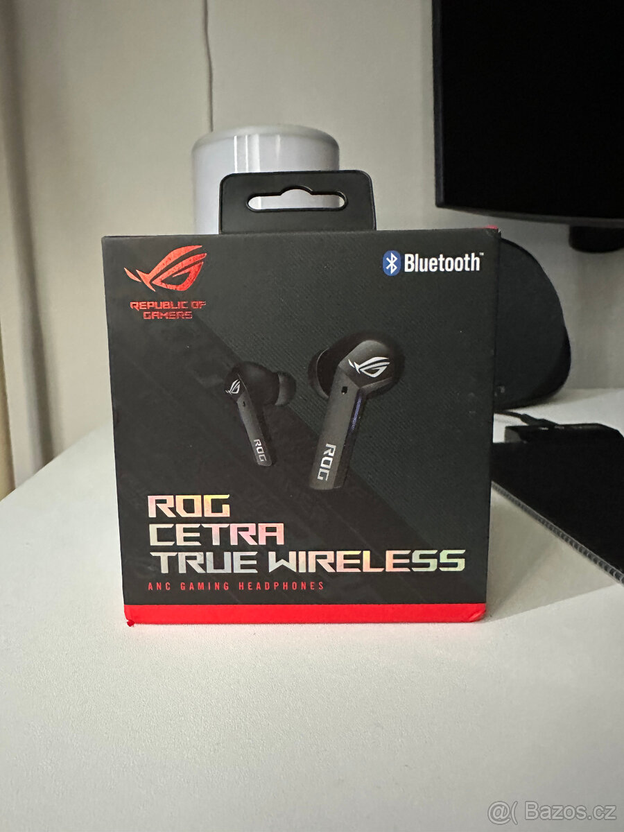 Bezdrátová herní sluchátka ASUS ROG Cetra True Wireless