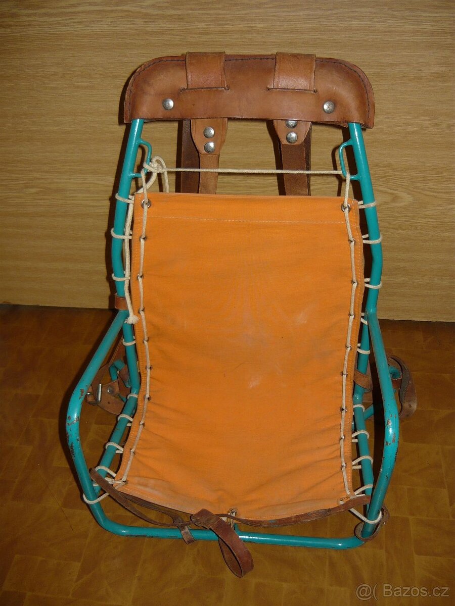 Dětská sedačka na záda - retro