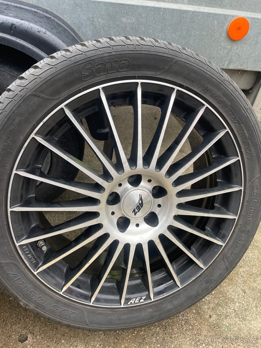 AEZ VALENCIA DARK alu kola 5x100 R17