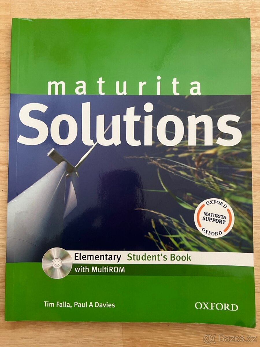 Učebnice – angličtiny maturita Solutions  (VELMI NÍZKÉ CENY)