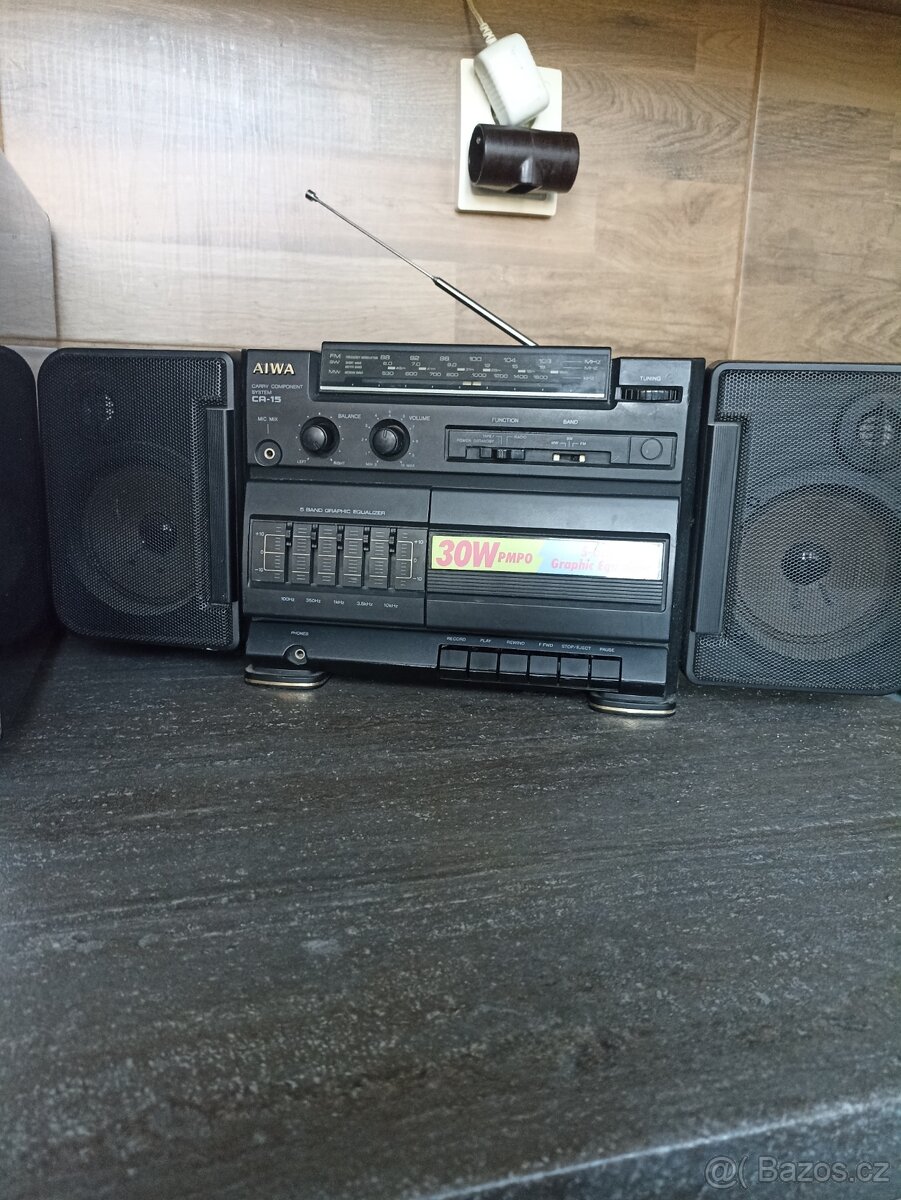 AIWA CA-15Z – přenosný stereo systém / boombox (funkční)