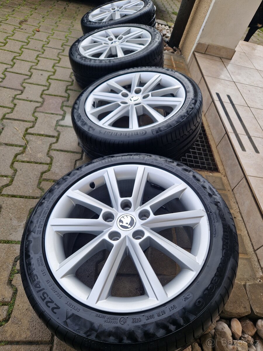Alu 225/45 17 Škoda TERON Continental